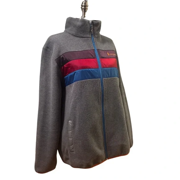 Cotopaxi Gray Fleece Jacket with Red and Blue Accents.mj0121 - Picture 11 of 11
